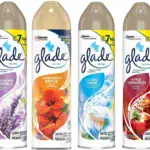 Glade Spray Collection 4 Flavors: Lavender & Vanilla, Hawaiian Breeze, Clean Linen & Apple Cinnamon