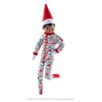 Elf on The Shelf Scout Girl(Blue Eyed Girl) with Claus Couture Collection Wonderland Onesie - Image 3
