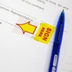 BAZIC 25 Ct. 1" x 1.7" Yellow Color Printed Sign Here Flags w/Dispenser (2/Pack) – Image 7