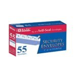 BAZIC #6 3/4 Self-Seal Security Envelopes (55/Pack) – Image 2