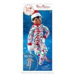 Elf on The Shelf Scout Girl(Blue Eyed Girl) with Claus Couture Collection Wonderland Onesie - Image 2