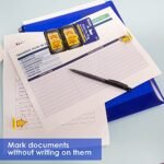 BAZIC 25 Ct. 1" x 1.7" Yellow Color Printed Sign Here Flags w/Dispenser (2/Pack) – Image 4