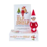 Elf on The Shelf Scout Boy (Blue Eyed Boy) with Claus Couture Collection Wonderland Onesie – Image 2