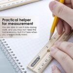 BAZIC 12" (30cm) Wooden Ruler (3/Pack) – Image 4