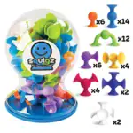 Fat Brain Toys Squigz Deluxe 50 Piece Set – Image 7