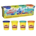 Hasbro Play-Doh Modeling Compound 4-Pack of 4-Ounce Cans (Wild Colors) - Assorted Colors - Image 4