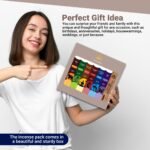 Yuvora Aromatic Incense Sticks Gift Set - 120 Handcrafted Incense Sticks with 6 Soothing Scents - Perfect for Home, Meditation, Yoga and Relaxtation - Includes Holder (Peace & Prosperity) - Image 5