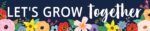 Teacher Created Resources Wildflowers Let’s Grow Together Banner