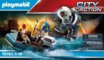 Playmobil Police Jet Pack with Boat - Image 8
