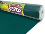 Teacher Created Resources Hunter Green Painted Wood Better Than Paper Bulletin Board Roll (TCR77893)
