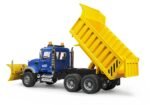 Bruder 02825 Mack Granite Dump Truck with Snow Plow - Image 8