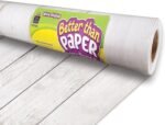 Teacher Created Resources White Shiplap Better Than Paper Bulletin Board Roll (TCR77498)