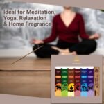 Yuvora Aromatic Incense Sticks Gift Set - 120 Handcrafted Incense Sticks with 6 Soothing Scents - Perfect for Home, Meditation, Yoga and Relaxtation - Includes Holder (Peace & Prosperity) - Image 4