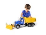 Bruder 02825 Mack Granite Dump Truck with Snow Plow - Image 9