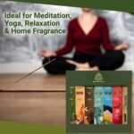 Yuvora Aromatic Incense Sticks Gift Set - 120 Handcrafted Incense Sticks with 6 Soothing Scents - Perfect for Home, Meditation, Yoga and Relaxtation - Includes Holder (Health and Energy Series) – Image 4