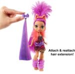 Cave Club Roaralai Doll (8 � 10-inch, Purple Hair) Poseable Prehistoric Fashion Doll with Dinosaur Pet and Accessories, Gift for 4 Year Olds and Up [Amazon Exclusive] - Image 3