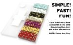TENZI Party Pack Dice Game - A Fun, Fast Frenzy for The Whole Family - 6 Sets of 10 Colored Dice with Storage Case - Colors May Vary - Image 2