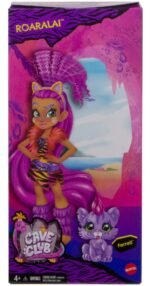 Cave Club Roaralai Doll (8 � 10-inch, Purple Hair) Poseable Prehistoric Fashion Doll with Dinosaur Pet and Accessories, Gift for 4 Year Olds and Up [Amazon Exclusive] - Image 6