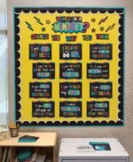 Teacher Created Resources Black with White Scalloped Die-Cut Border Trim - Image 3