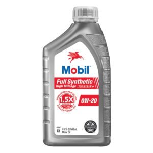 Mobil 1 high mileage motor oil 0W-20
