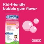 Benadryl Children's Dye-Free Allergy Liquid Bubble Gum Flavored - 4 Oz. – Image 3
