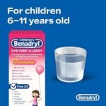 Benadryl Children's Dye-Free Allergy Liquid Bubble Gum Flavored - 4 Oz.