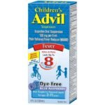 Children’s Advil Pain Reliever and Fever Reducer, Blue Raspberry – 4 Oz.